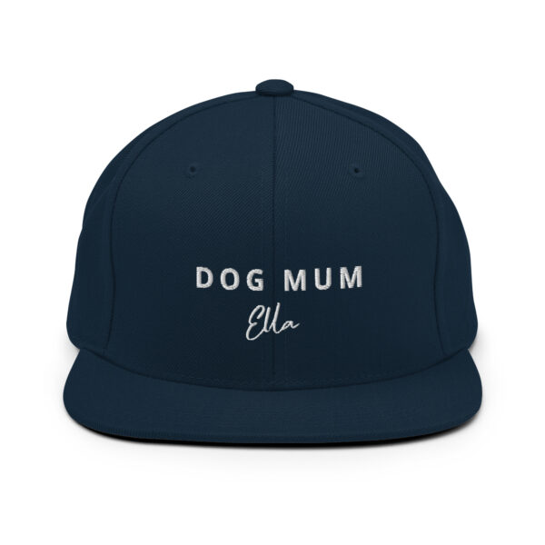 Dog Mum Snapback-Cap “Ella-Cap” – individueller Stick des Namens möglich