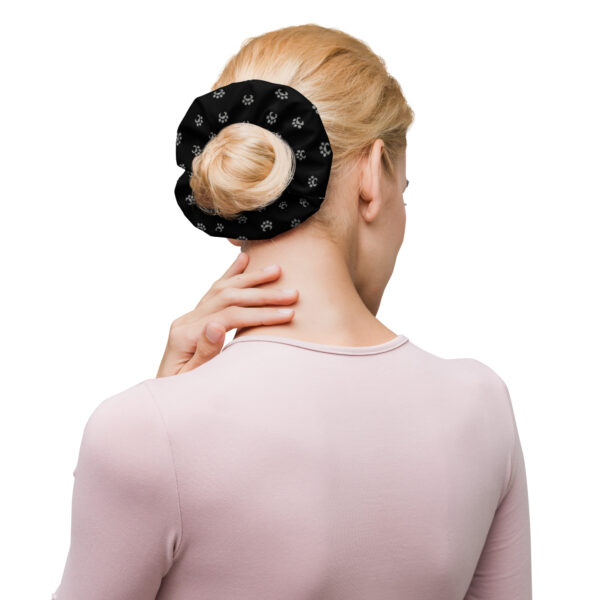 Haargummi, Scrunchie, schwarz “graue Pfoten”