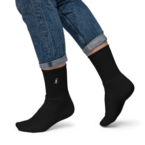 Bestickte Socken mit gesticktem Logo “Jumping-Ella”