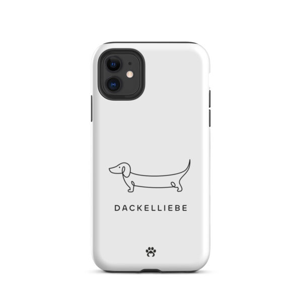 Hardcase iPhone Handyhülle “Dackelliebe”